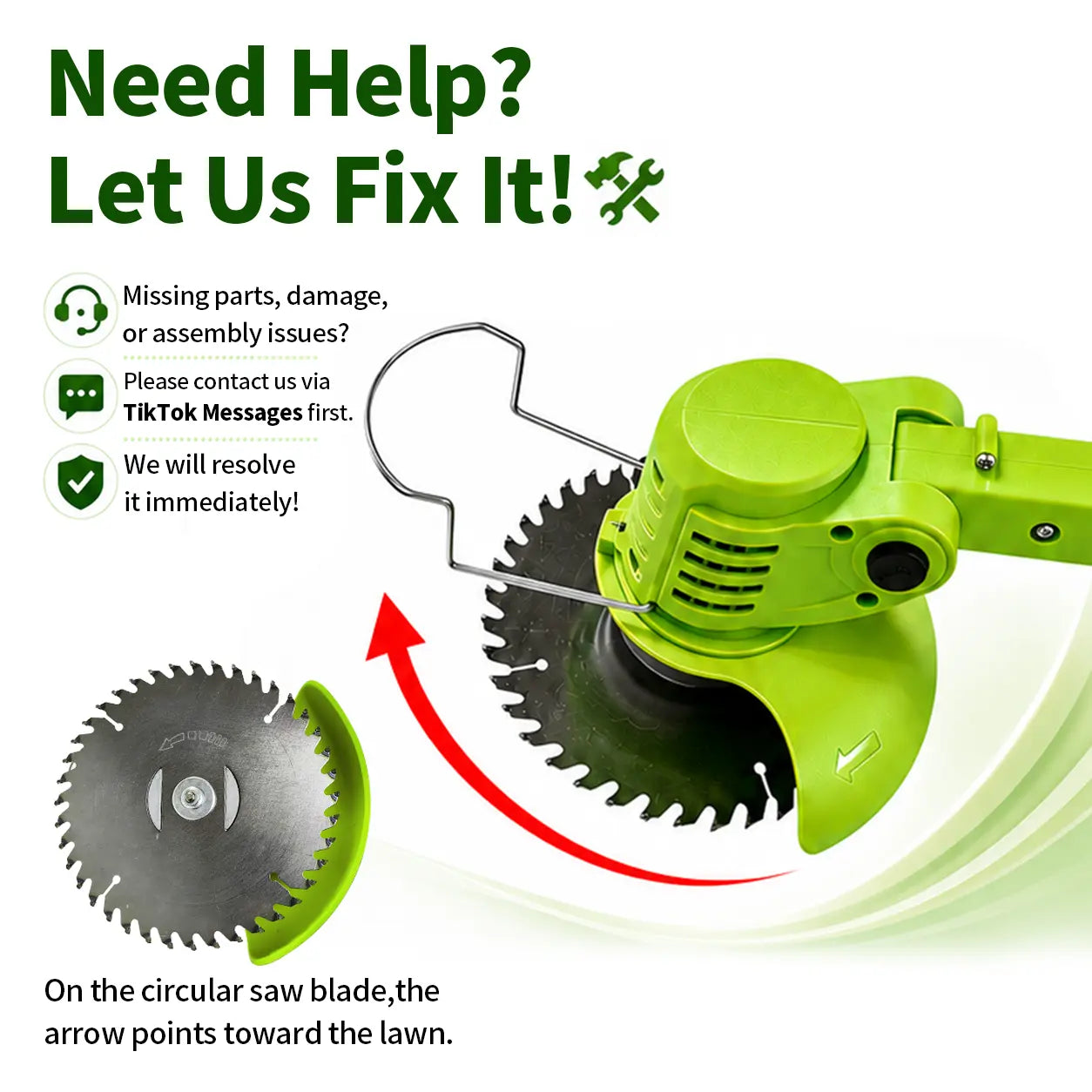 3-in-1 Cordless Electric Weed Whacker with Adjustable Handle - Lightweight Grass Trimmer featuring Multi-Blade System and Quiet Operation for Lawn Care