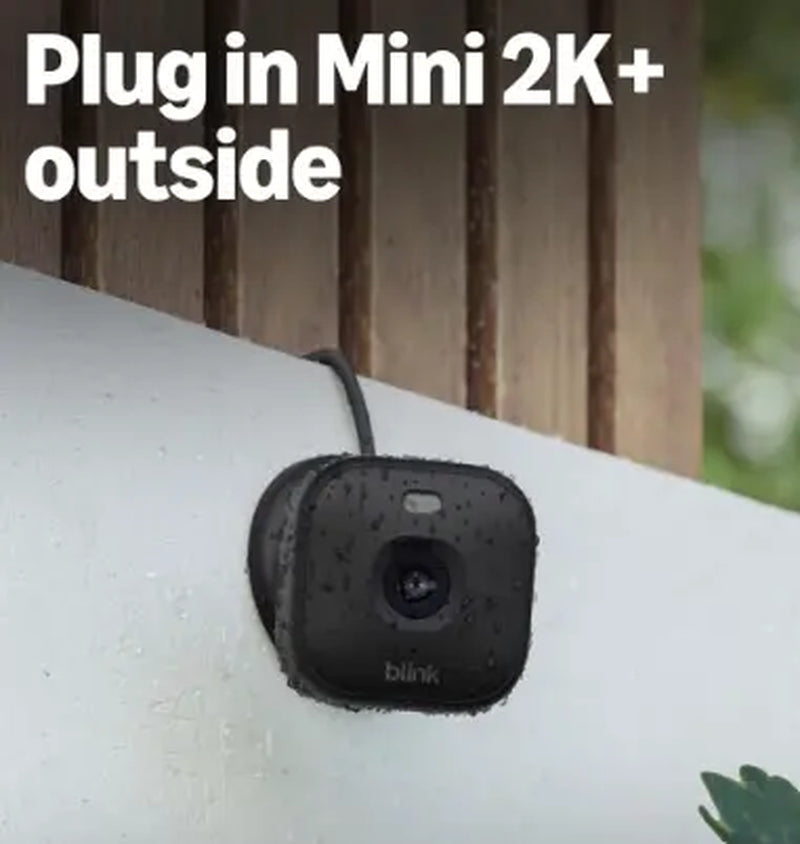 Blink Mini 2K+ Dual Camera System, Black