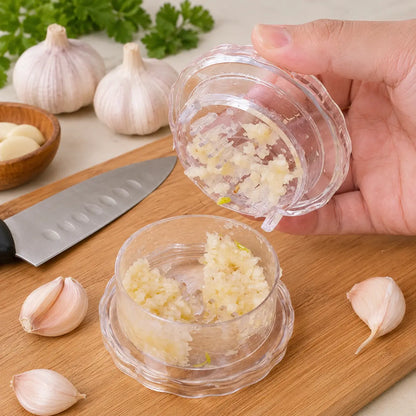 Manual Garlic Twister Mincer - Durable and Convenient Kitchen Tool for Garlic, Onion, and Ginger Preparation