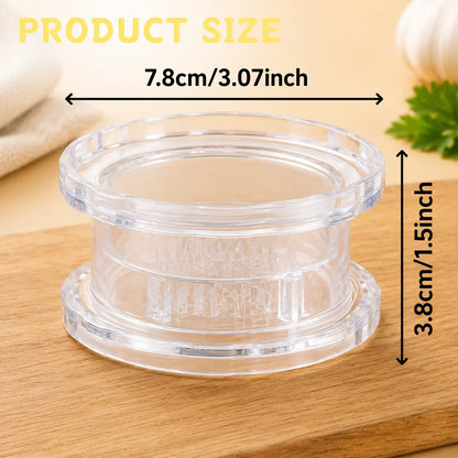 Manual Garlic Twister Mincer - Durable and Convenient Kitchen Tool for Garlic, Onion, and Ginger Preparation